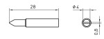 XNT D SOLDERING TIP 4,0MM